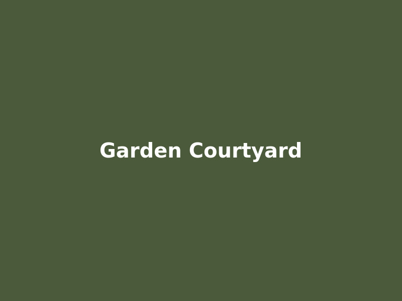 The Study's garden courtyard, used for afternoon writing time